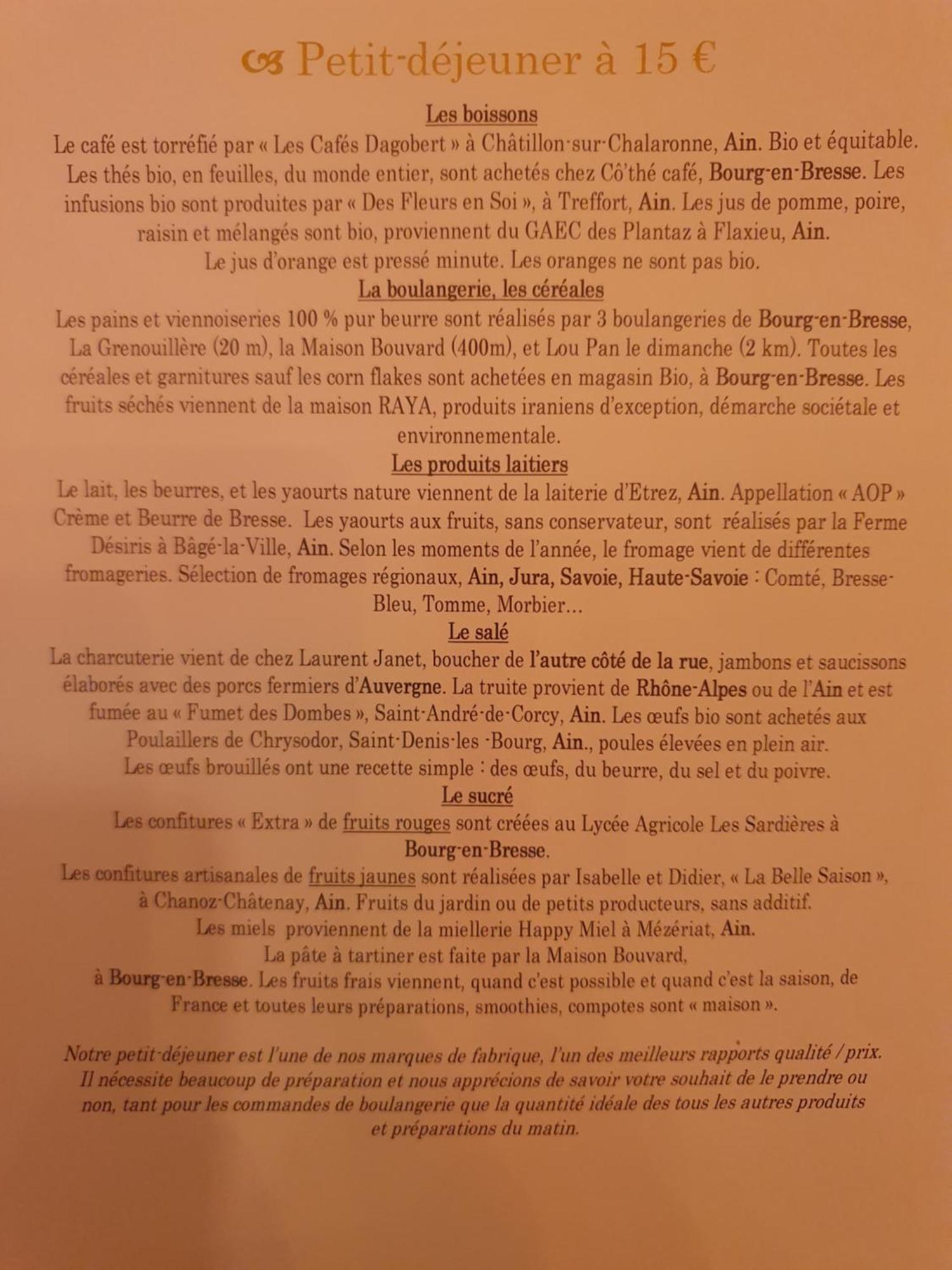 Hotel Le Griffon D'Or Bourg-en-Bresse Eksteriør bilde